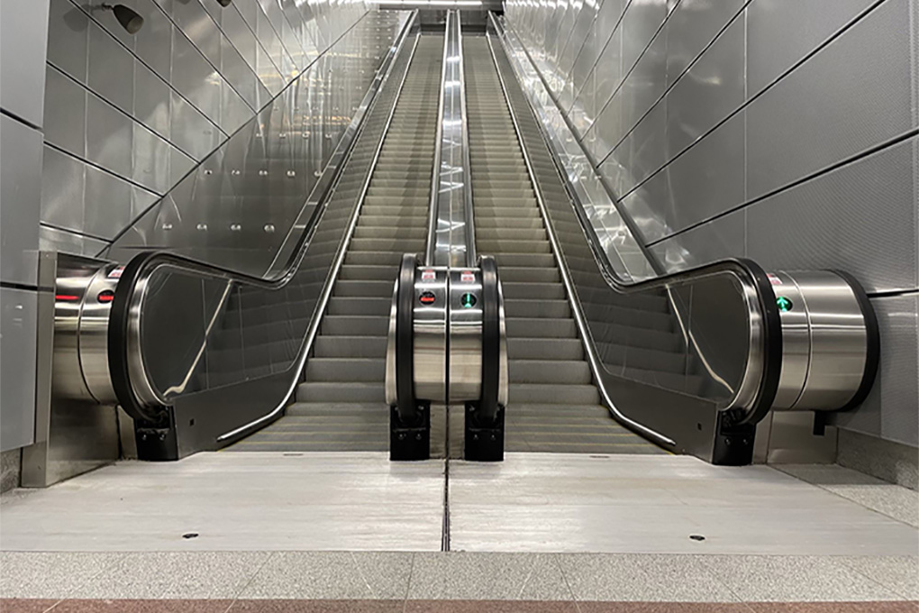 Escalator at Athens Metro