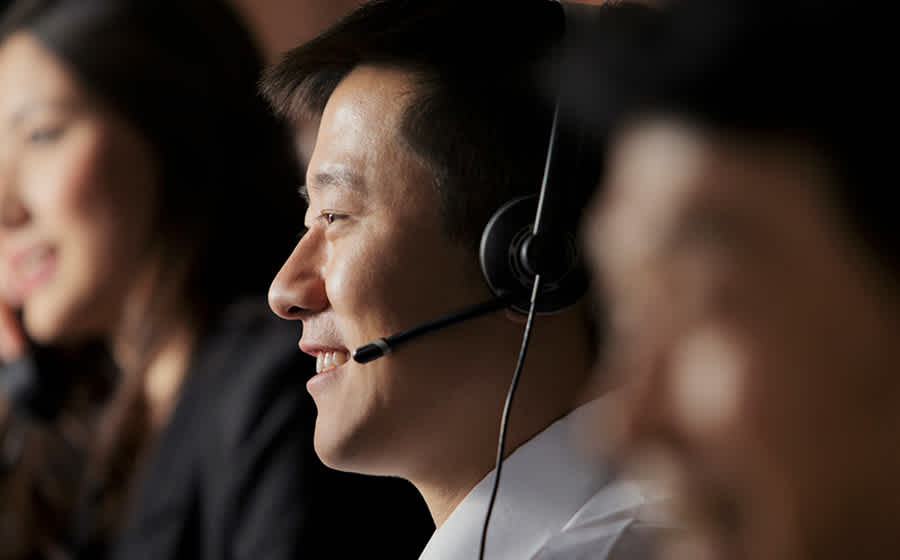 Elite service phone respresentative