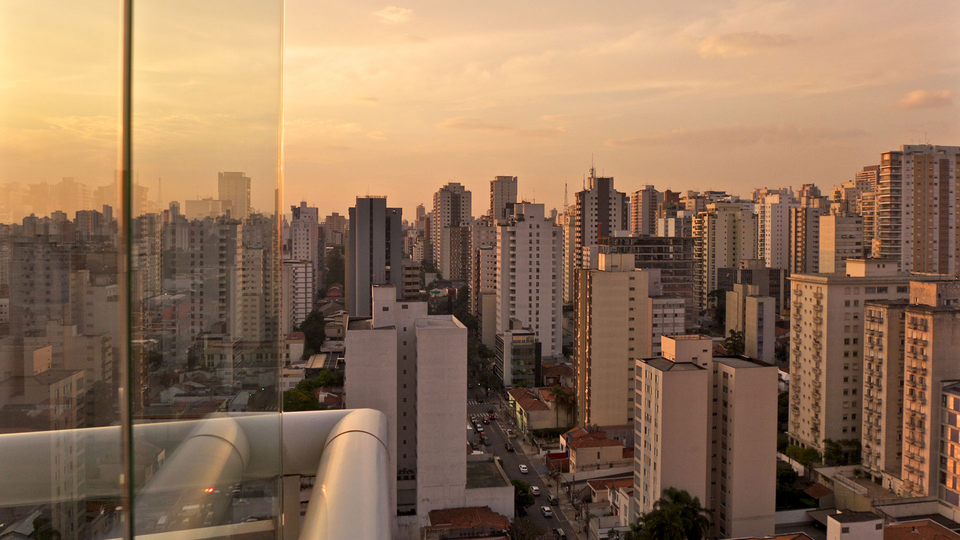 view of tower blocks in city