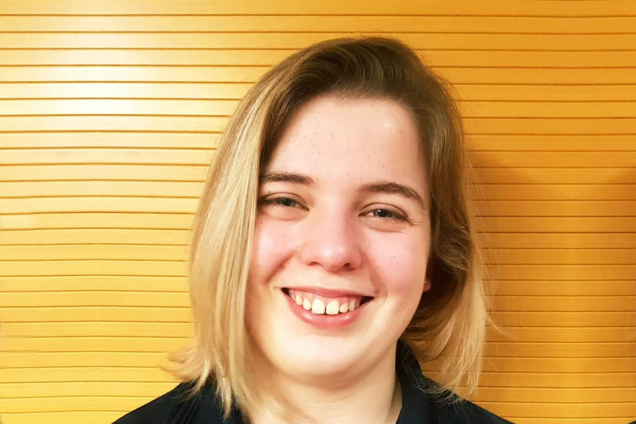 Amie, an apprentice at Otis