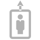 person in elevator icon