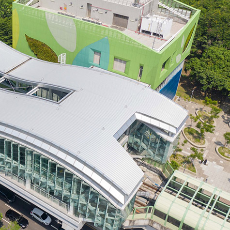 Taichung station from above 