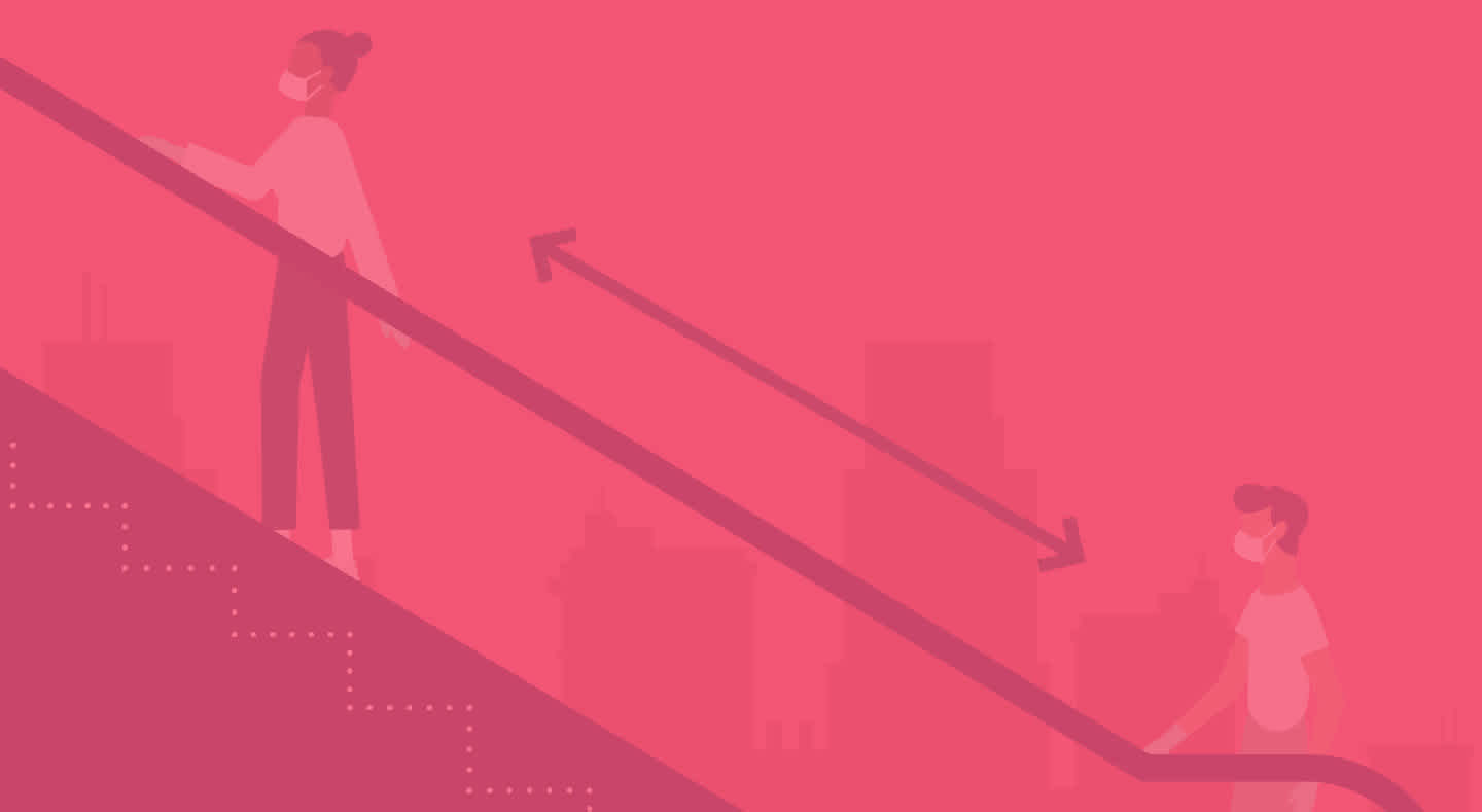escalator graphic