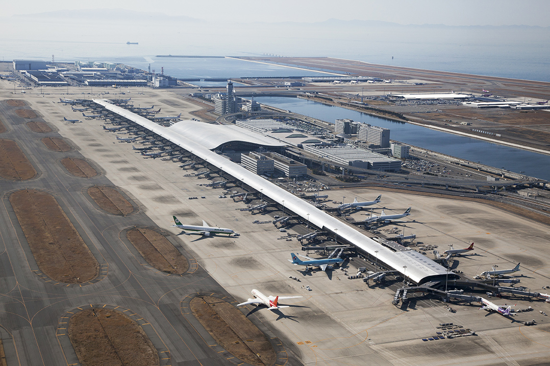 Japan Kansai airport exterior