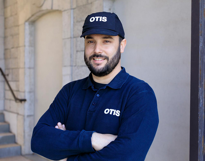 Otis worker
