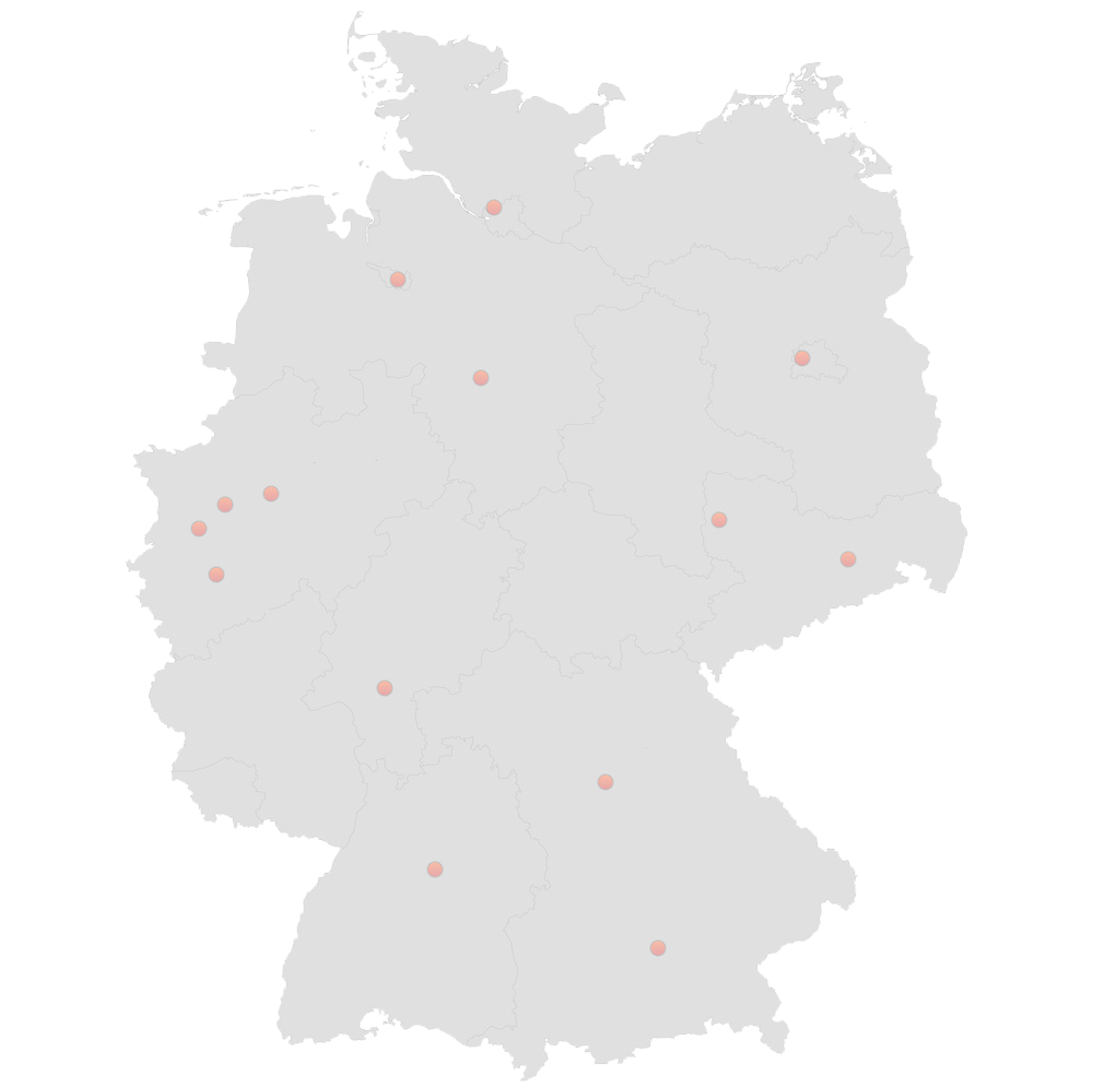 MAP otis-standorte-deutschland