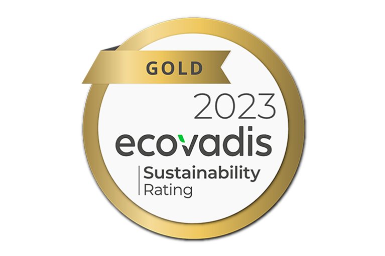 EcoVadis Gold rating logo