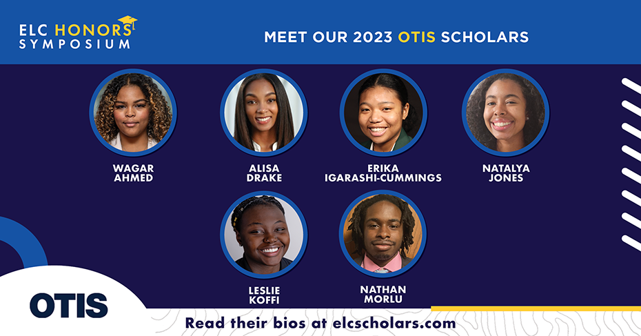 Headshots of 2023 Otis ELC Scholars
