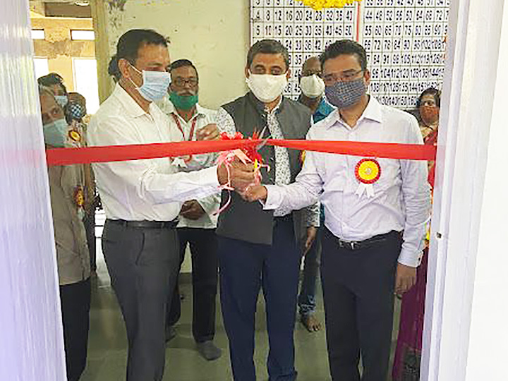 Samarthanam Trust STEM Centers ribbon