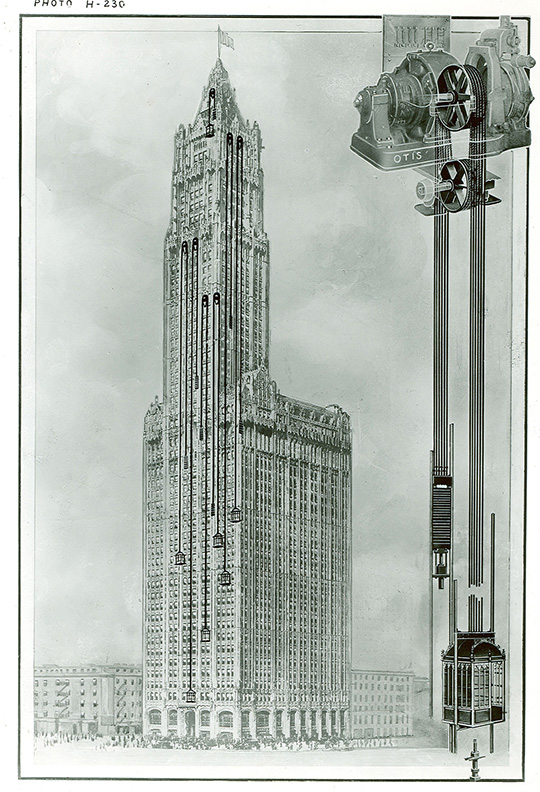 Woolworth building illustration