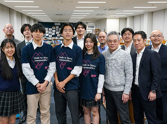 Kaetsu Ariake High School Made to Move Communities team