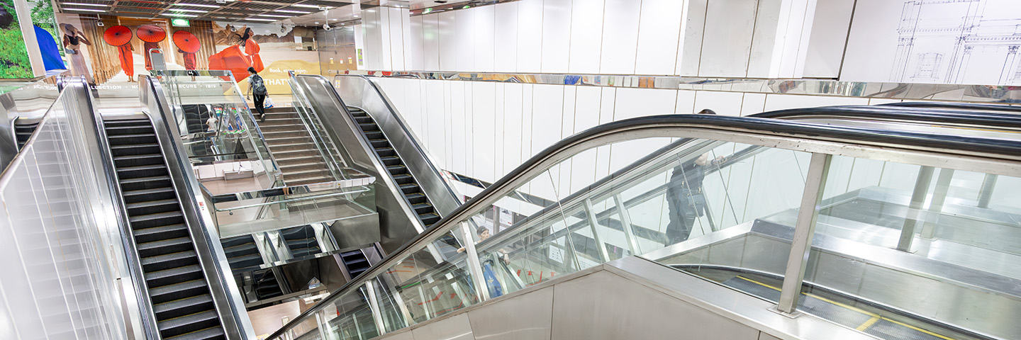 Singapore Mass Rapid Transit escalators