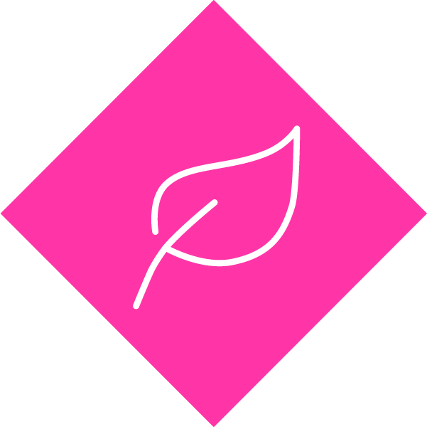 Diamond leaf icon