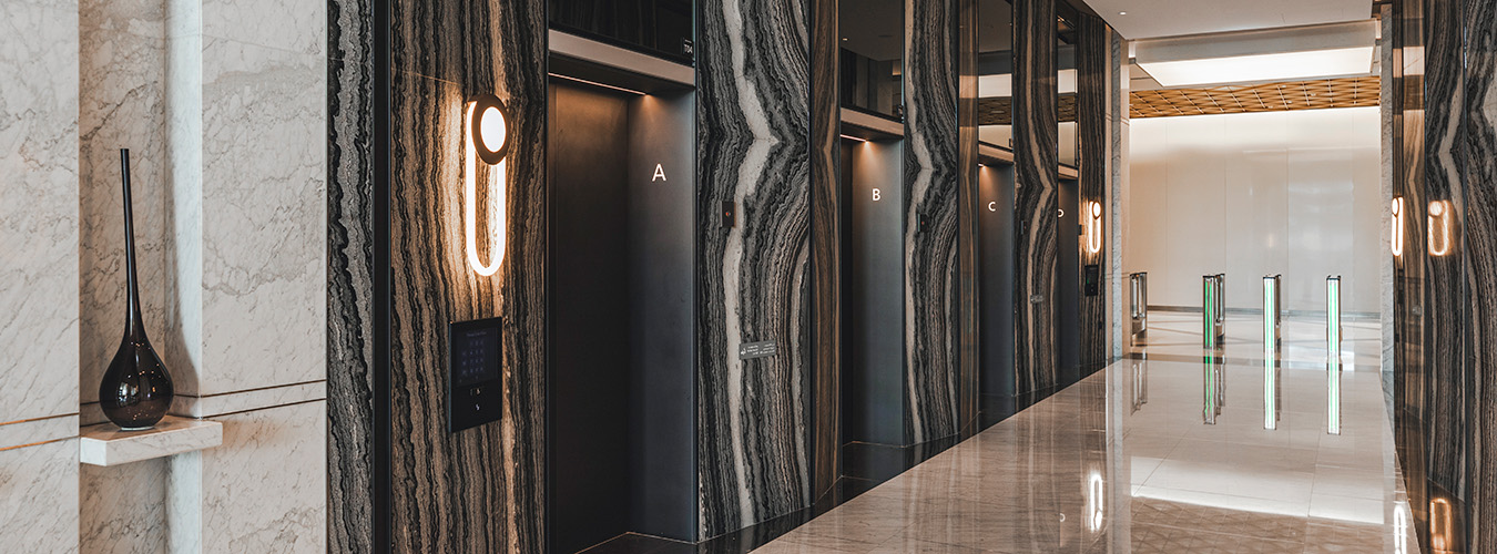 One Za'abeel elevator lobby