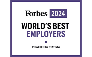 Forbes 2024 World's Best Employers graphic